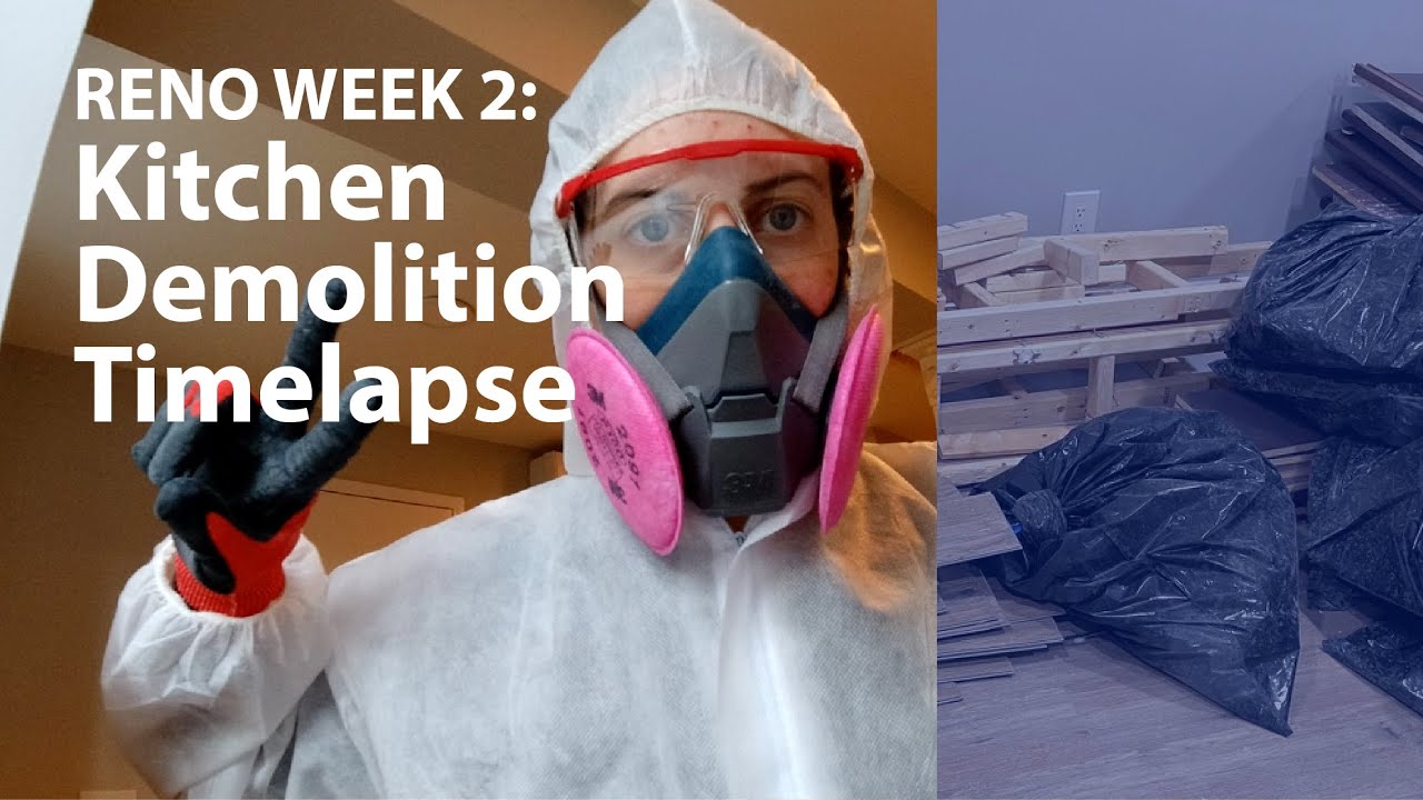 Kitchen Demolition Time-lapse : Jersey City Condo Renovation Week 2
