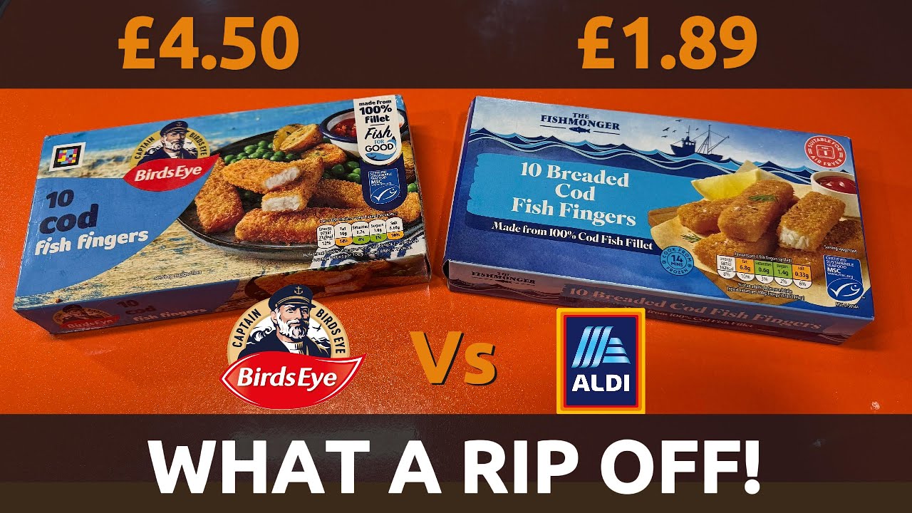BIRDSEYE Vs ALDI Fish Fingers | Which wins? | Taste Test