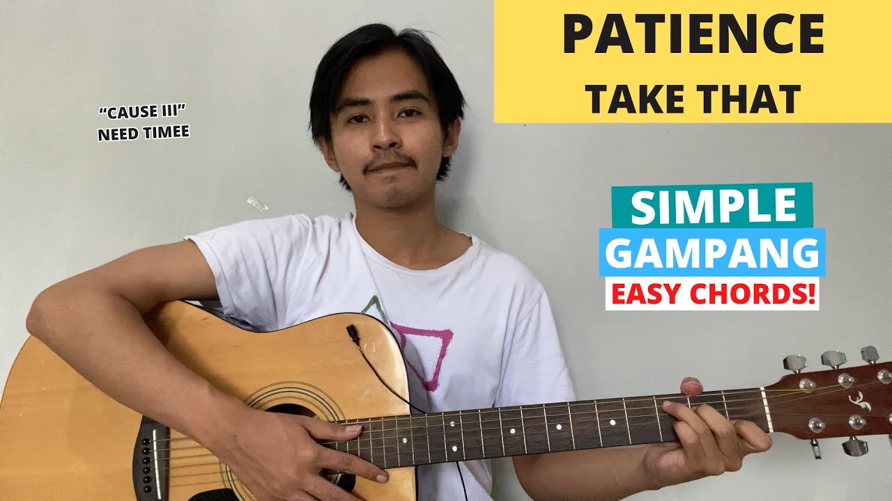 CHORD SIMPLE GAMPANG (Patience - Take That) (Tutorial Gitar) VIRAL! EASY CHORDS!