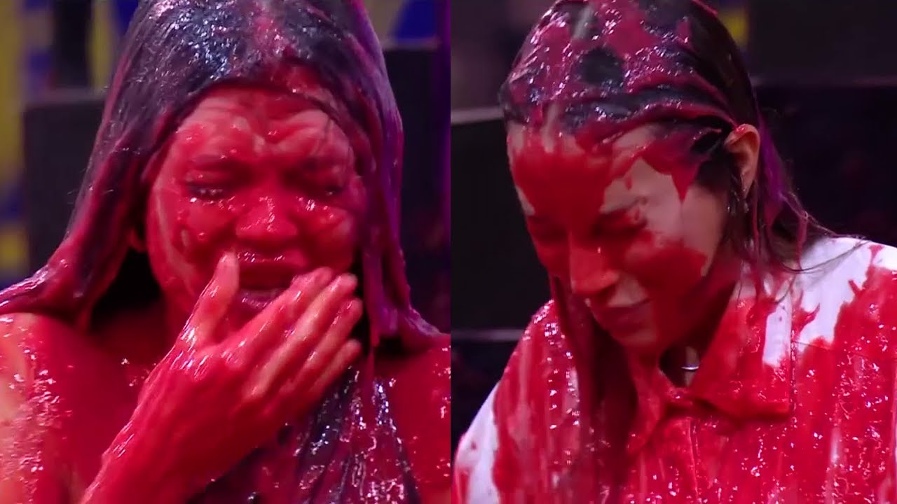 Beautiful Brazilian Models Gunged in Gunge Tank