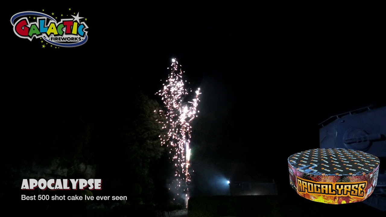 Apocalypse 500 Shot firework from Cube