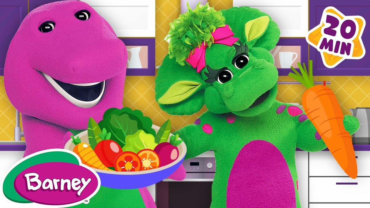 Yum Yum Song | Healthy Food Songs for Kids + Barney Nursery Rhymes and Kids Songs