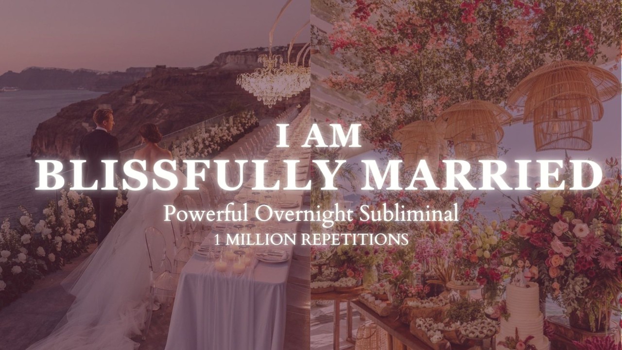 [EXTREMELY POWERFUL] MANIFEST BEING HAPPILY MARRIED - Powerful Overnight Subliminal - 8 HOURS