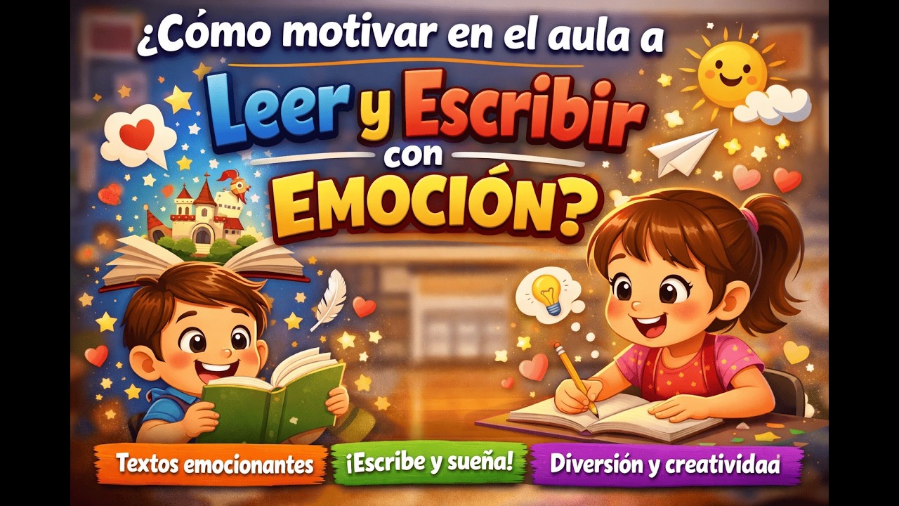 ¿Cómo motivar en el aula a leer y escribir con emoción?