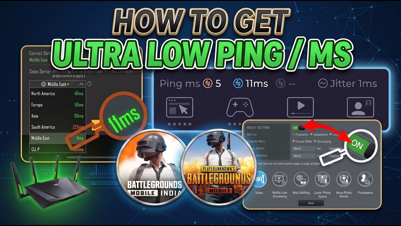 How to Fix High Ping in PUBG Mobile & BGMI 2025 #pubgmobile #bgmi #viralvideo
