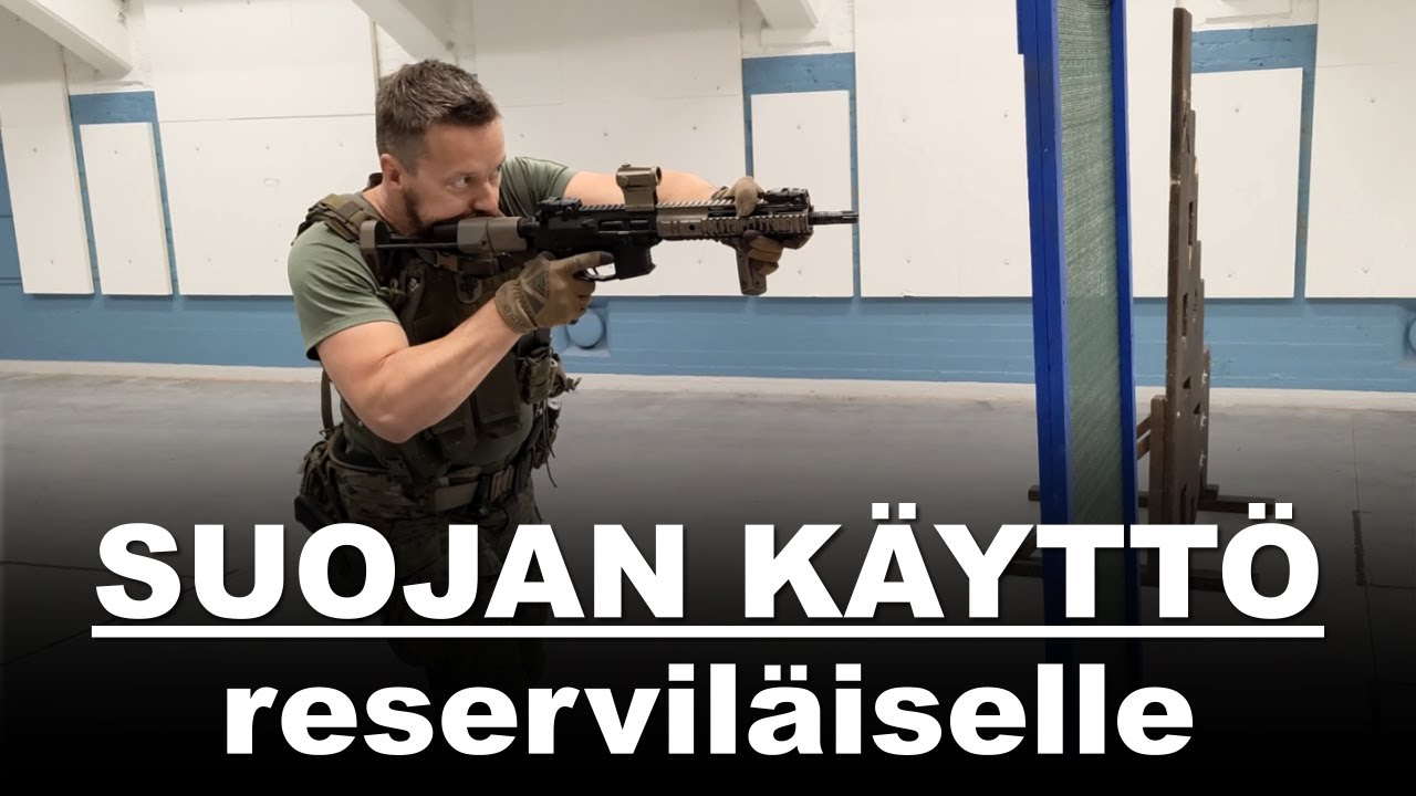 Suojan takaa ampuminen - Reserviläisen aseenkäyttötaito