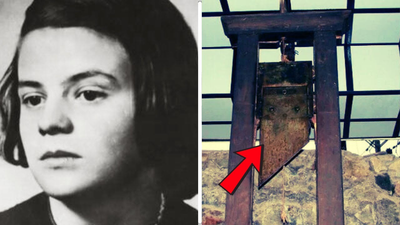 L’Exécution Cruelle de Sophie Scholl — Guillotinée pour Résister ATTENTION IMAGES CHOQUANTES