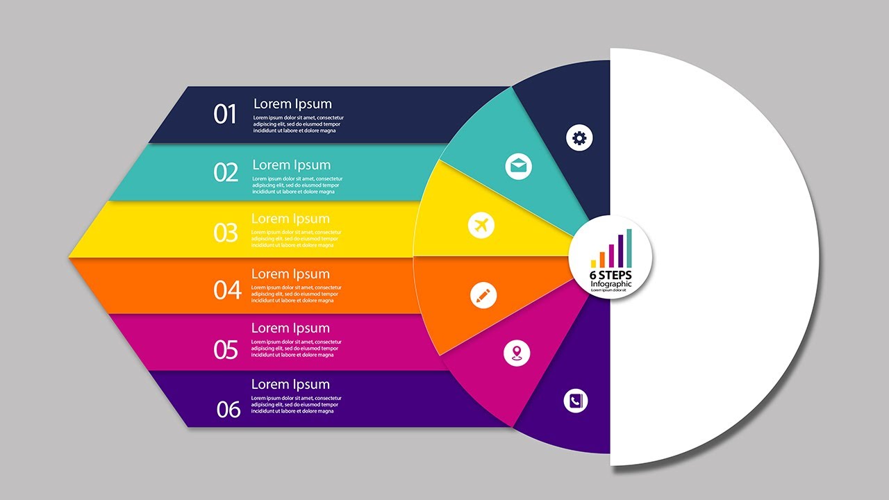 Steps Infographic Design in Photoshop - Infographic - Vertex Graphic