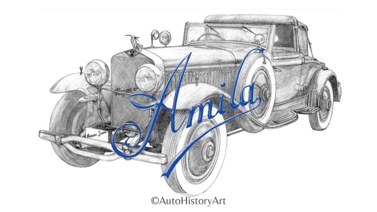 [DE] Hispano-Suiza H6, 1929 - Historische Automobilkunst von Amila
