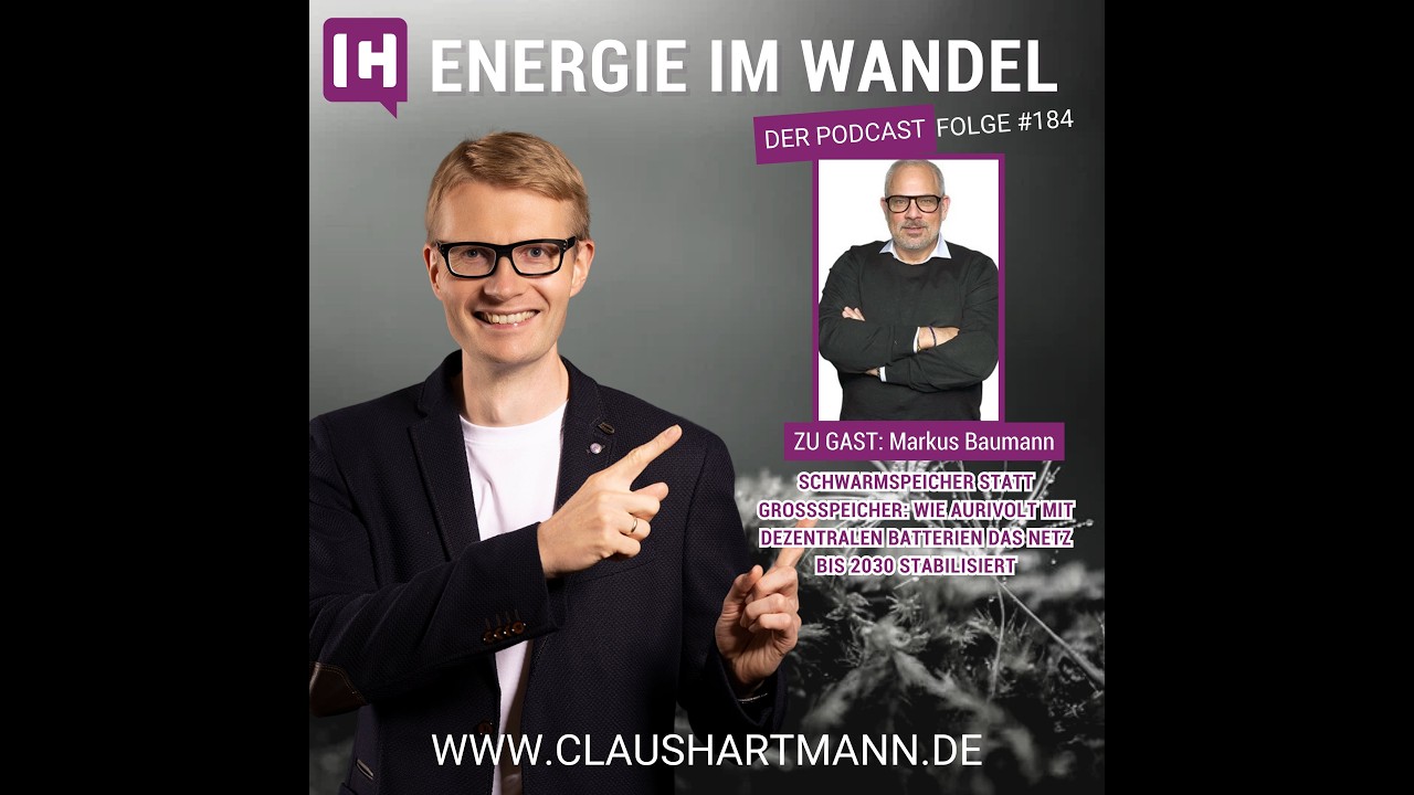 #184 Schwarmspeicher statt Großspeicher: Wie das Netz mit dezentralen Batterien stabilisiert wird
