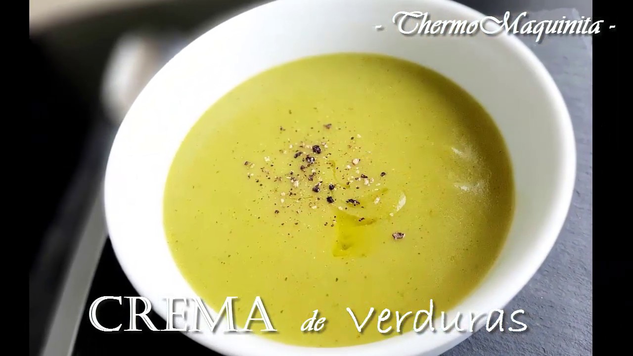 CREMA de VERDURAS variadas con THERMOMIX. Así de fácil, así de rico.