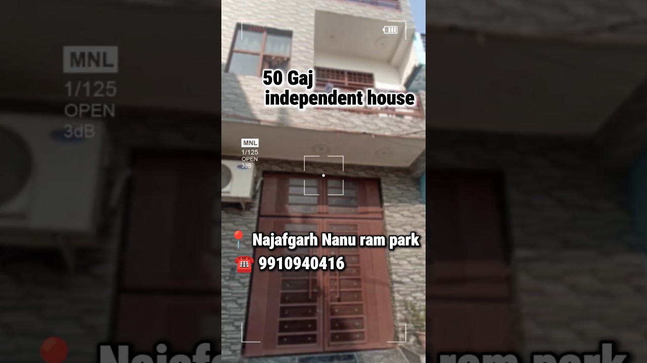 🏡 50 Gaj Independent House for Sale in Najafgarh | Nanu Ram Park #sastaproperty #viralshort#trending