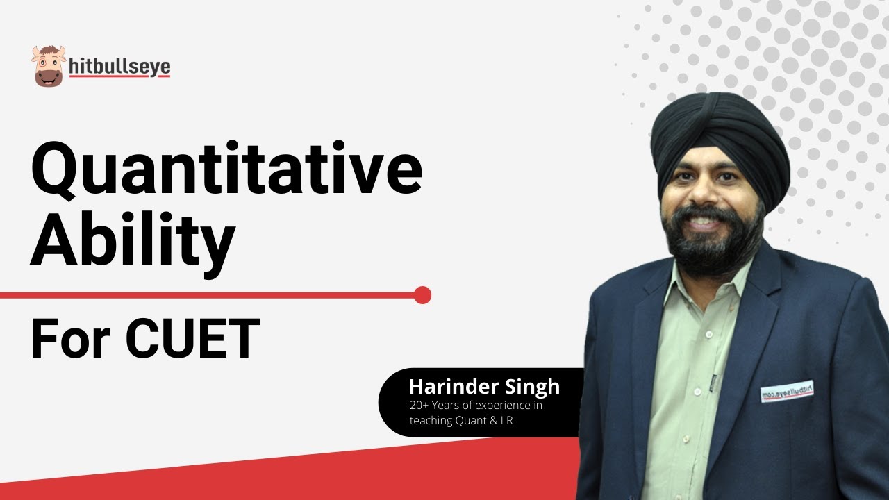 Quantitative Ability for CUET | Live Webinar 🔴| CUET 2022 / CUCET