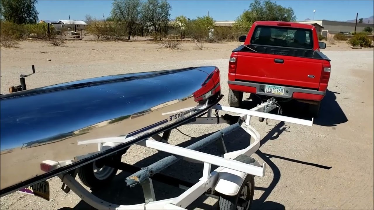 Boat / Jet Ski Trailer Modified For Kayak & Canoe