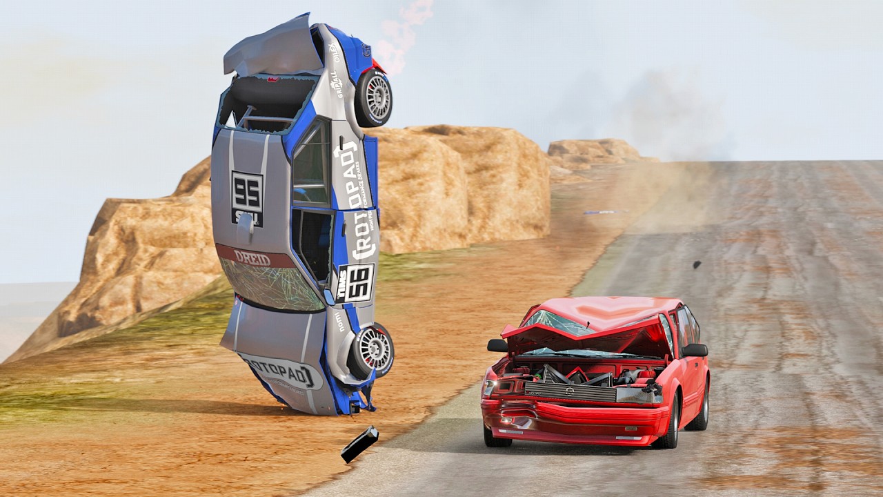 Cars VS Angry Driver #46 - BeamNG Drive | xxbdmnxx