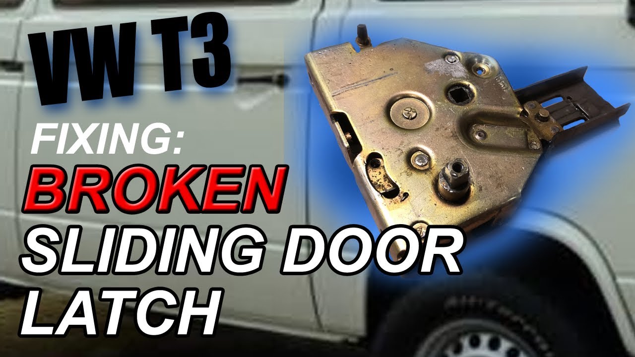 HOW TO: Repair VW T3 Sliding door latch lock - MAINDRIVEGARAGE
