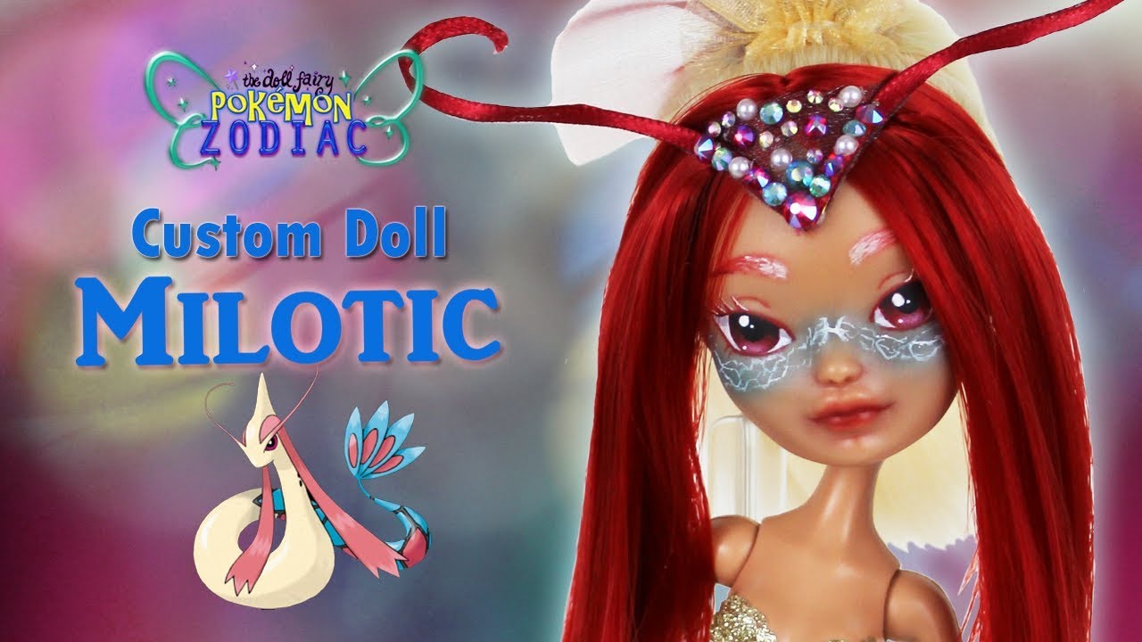 [POKEMON ZODIAC #8] Custom Doll Repaint! Pisces – Milotic Mermaid –Dollightful Tropical Collab 2019