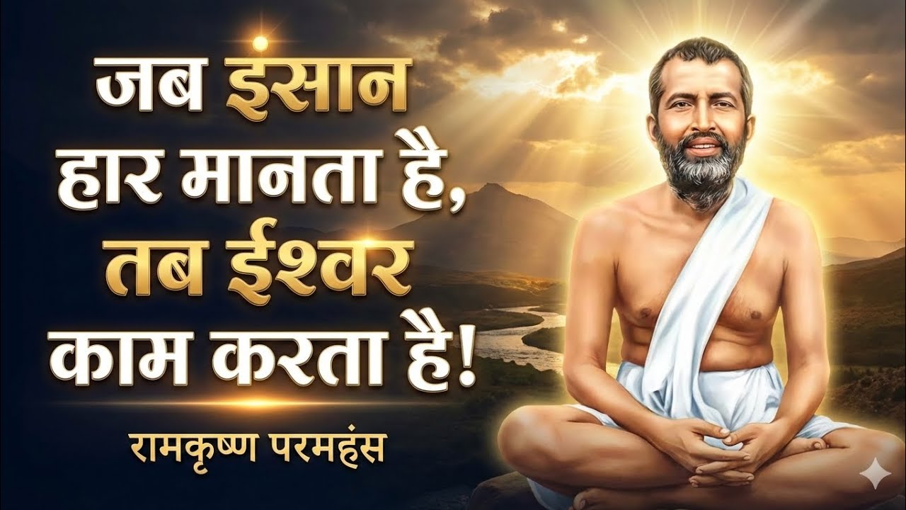 जब इंसान हार मानता है, तब ईश्वर काम करता है! | रामकृष्ण परमहंस 
