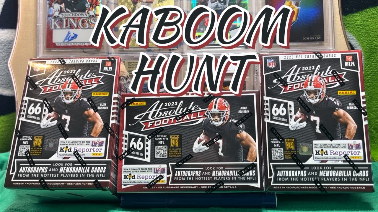 2023 Panini Absolute NFL Football 🏈 Kaboom Hunting 3 Blasters