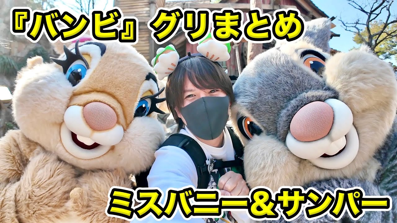 【スクリーンデビュー記念】『バンビ』とんすけ＆ミスバニーとのグリーティングまとめ２０２４！