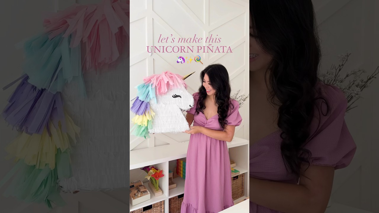 РУКОВОДСТВО ПО СДЕЛКЕ ПИНЬЯТЫ-ЕДИНОРОГА! #diycrafts #pinata