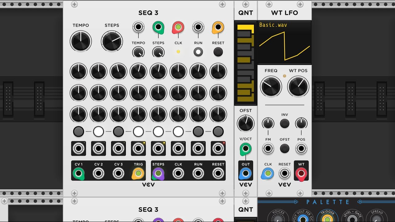 Updated SEQ 3 and QUANTIZER patch from scratch in final VCV v2 version