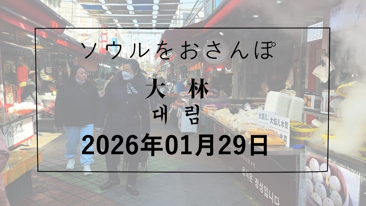 【韓国/한국】ソウルをおさんぽ　vol.343　2025.01.27 大林編