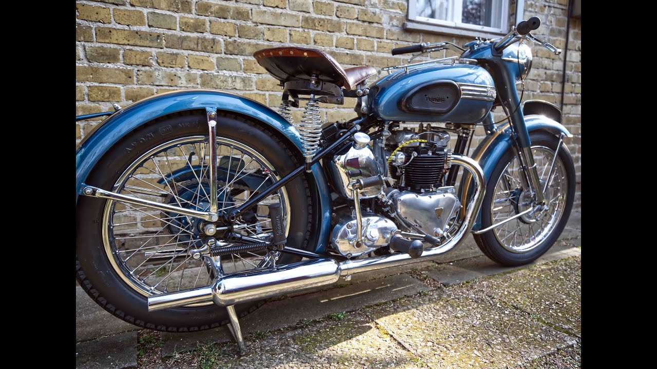 1953 Triumph 6T  Thunderbird-First Start up after Rebuild