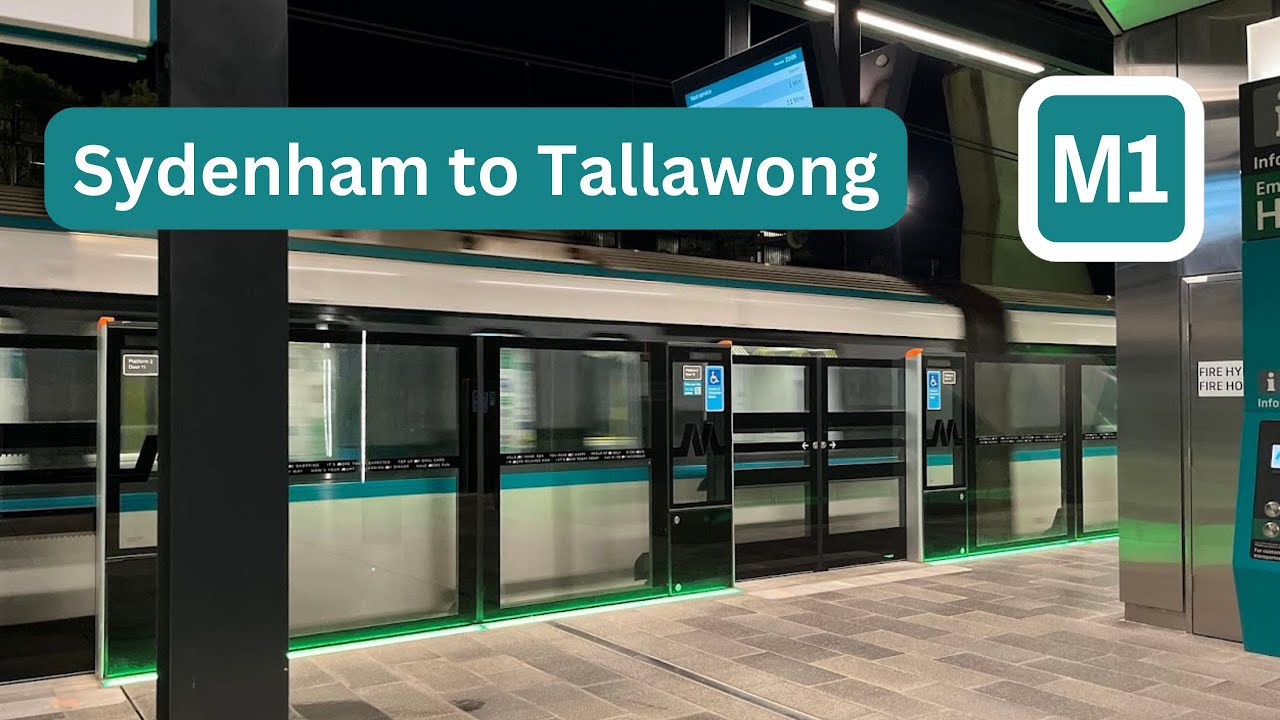 「FHD50/25」Sydney Metro FULL Front View Ride - Sydenham to Tallawong - M1 City Line