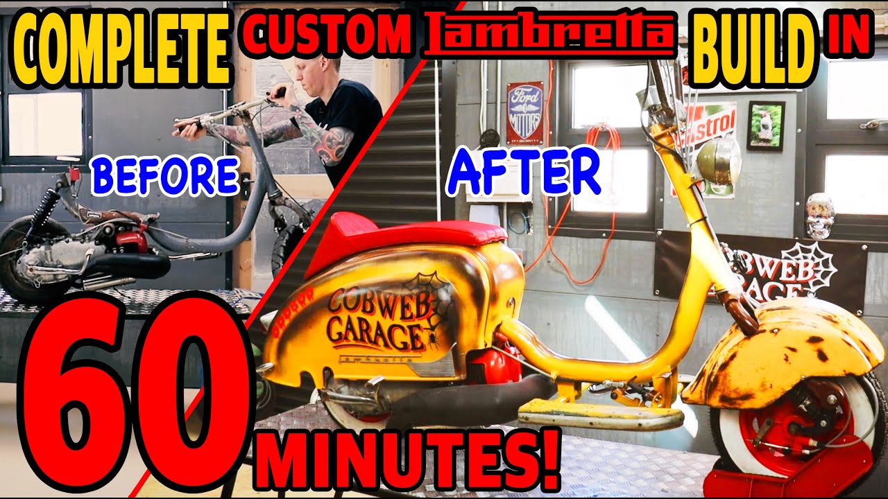 Соберите свою Lambretta за 60 минут! Сборка Oddbod от начала до конца.