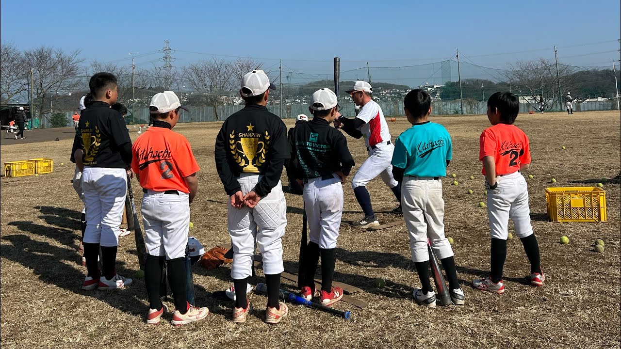 2026.2.21〜22北八王子エース合宿2日目     #北八王子エース #合宿　#北八王子 #少年野球 #野球 #練習風景 #特守 #バッティング #守備 