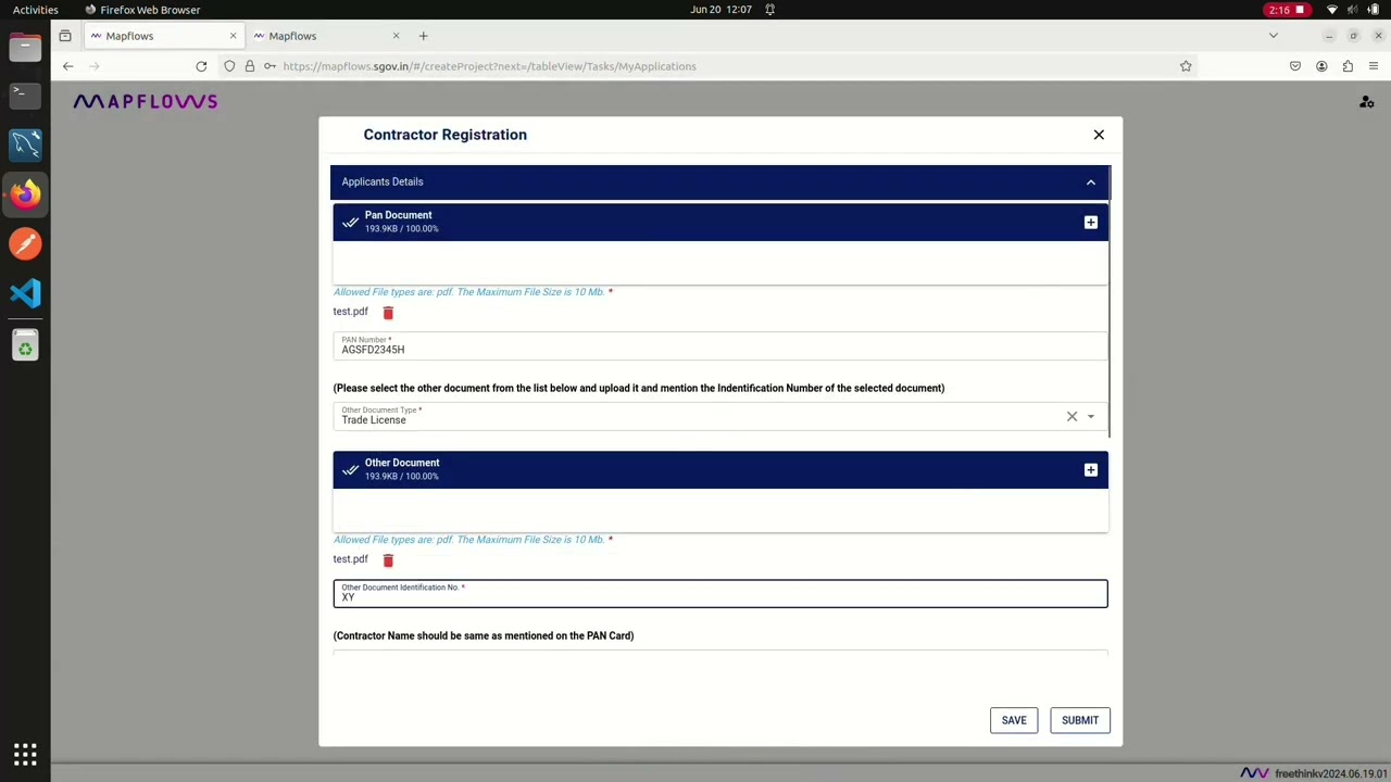 PWD Contractor Signup Process