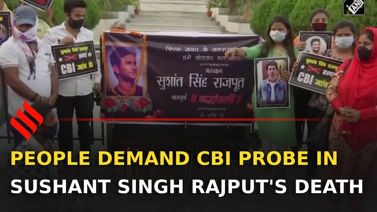 People in Patna pay tribute to Sushant Singh Rajput; demand CBI probe