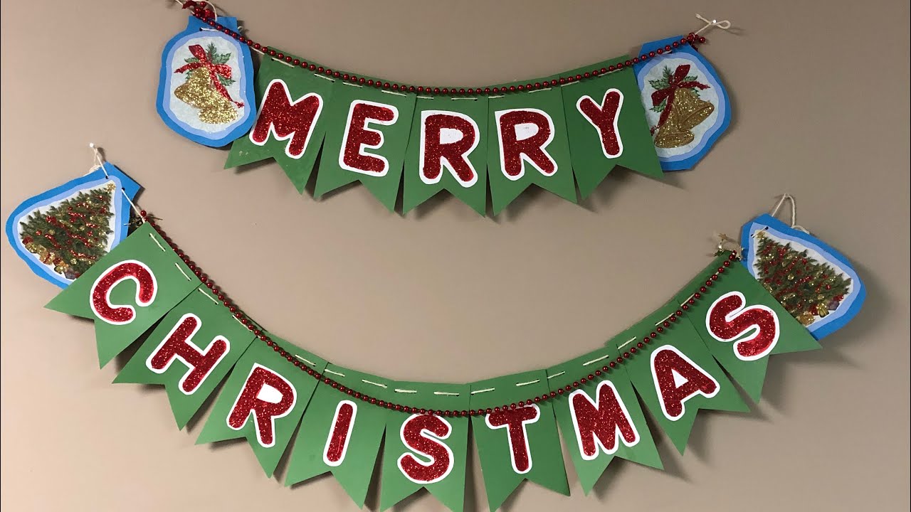DIY Christmas Banner