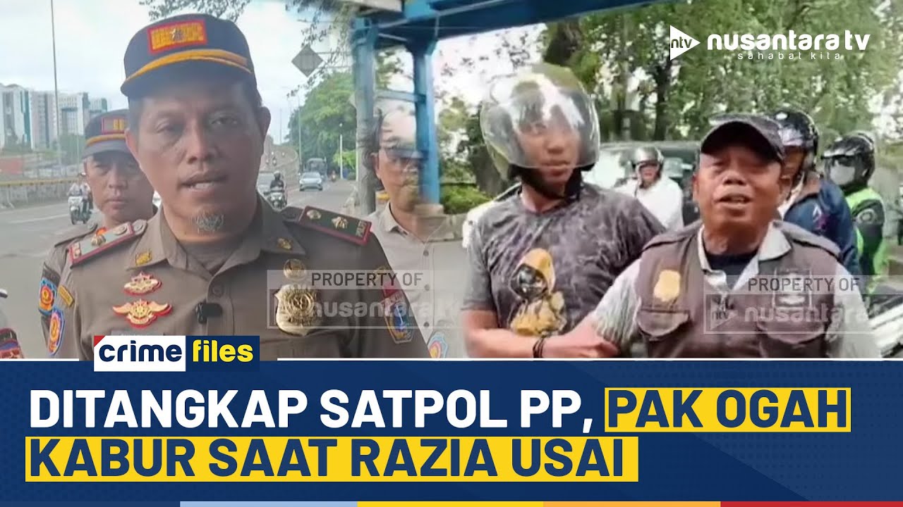 Detik-Detik Razia Jukir Liar di Cengkareng! Petugas Satpol PP Sampai Jatuh Bangun Kejar Pak Ogah