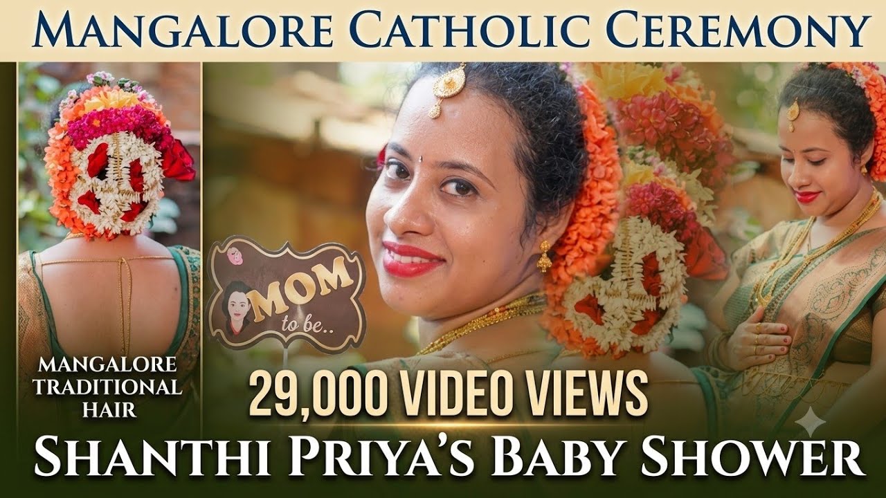 Shanthi Priya's Baby Shower Vlog | Mangalore Catholic Ceremony | HIGHLIGHTS | 2022