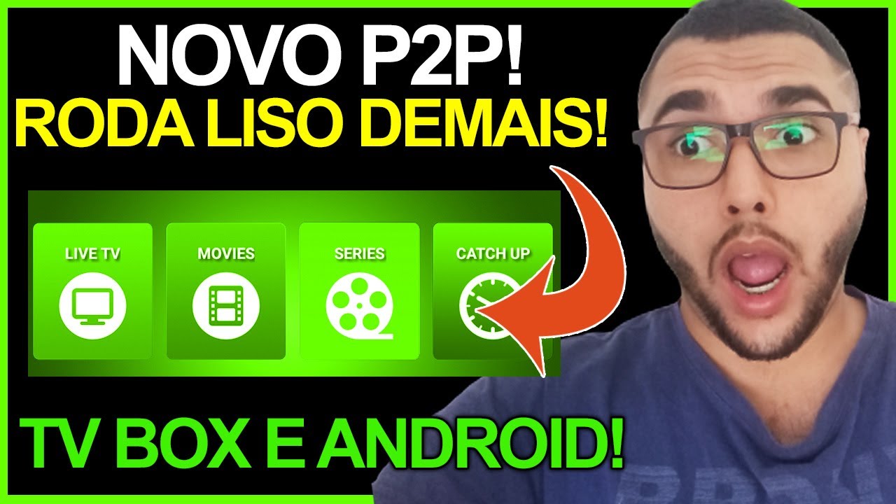 NOVO Sistema P2P para TV BOX e ANDROID TV de 2026! App P2P completo!