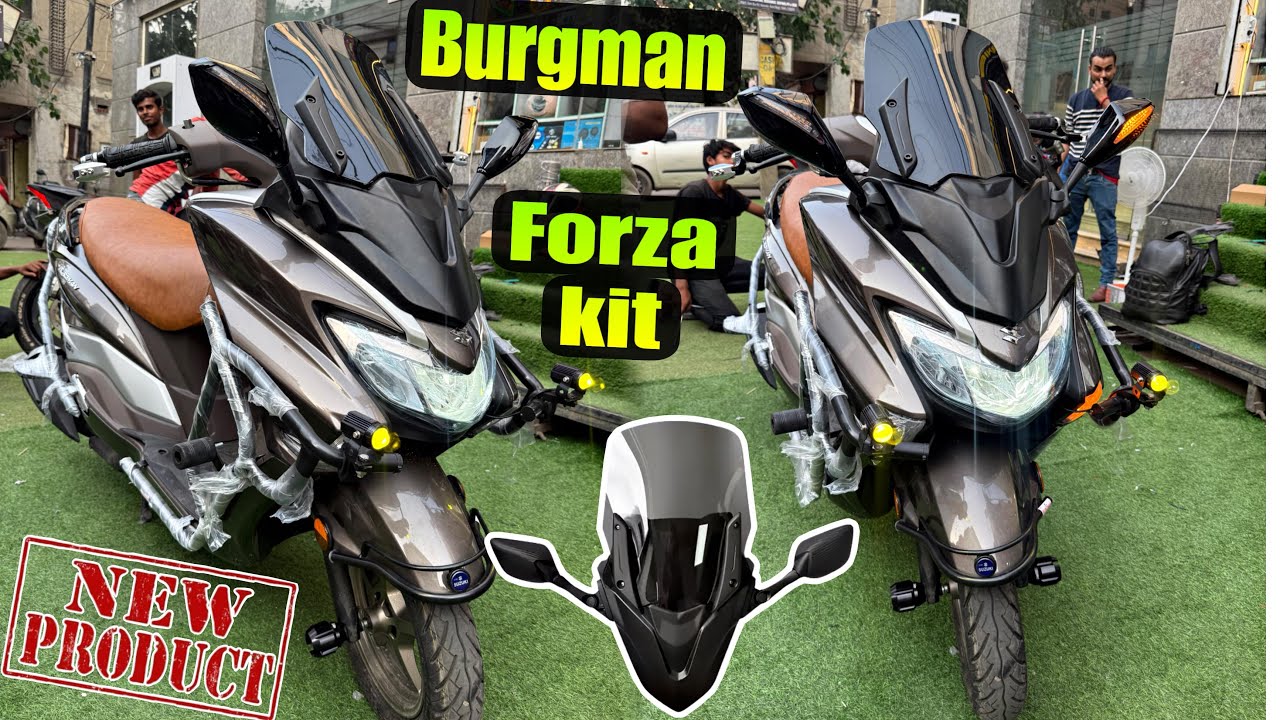 Suzuki Burgman 125 Modified | Seat | Crash Guard | Fogg Light | burgman Modified | Skd bike world