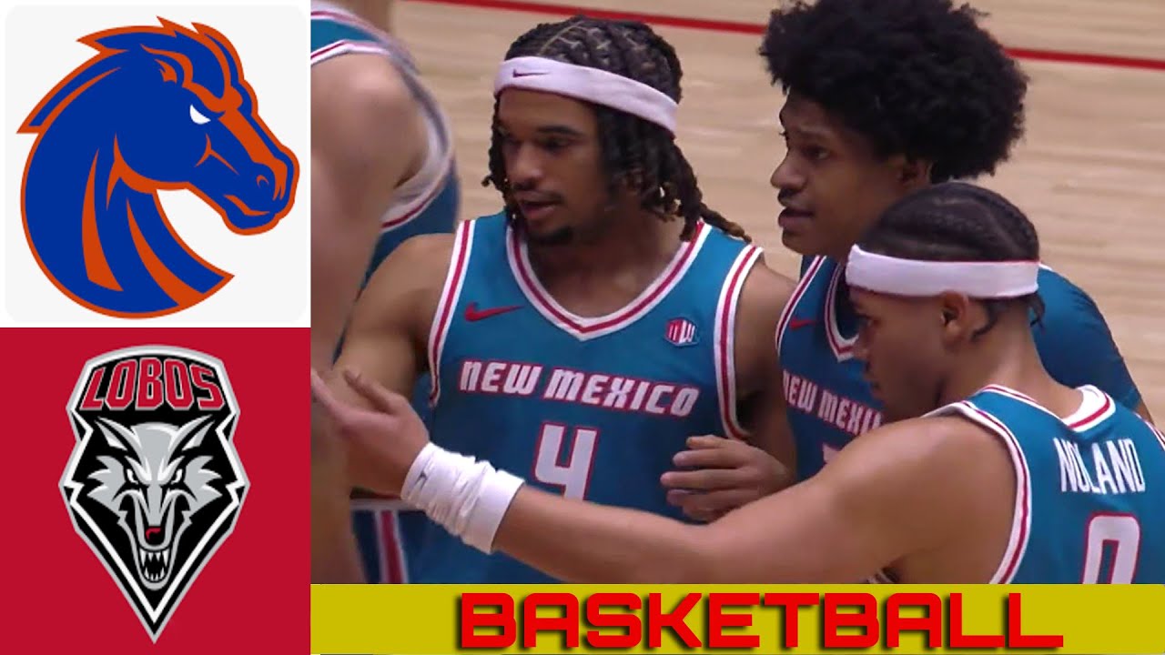 BOISE STATE vs NEW MEXICO Basketball Game Full Highlights 2025
