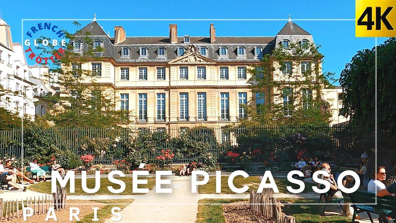France Paris Summer Walk 🇫🇷 Rue St Gilles➜ Picasso Museum interior art exhibition ➜ Marais 4K