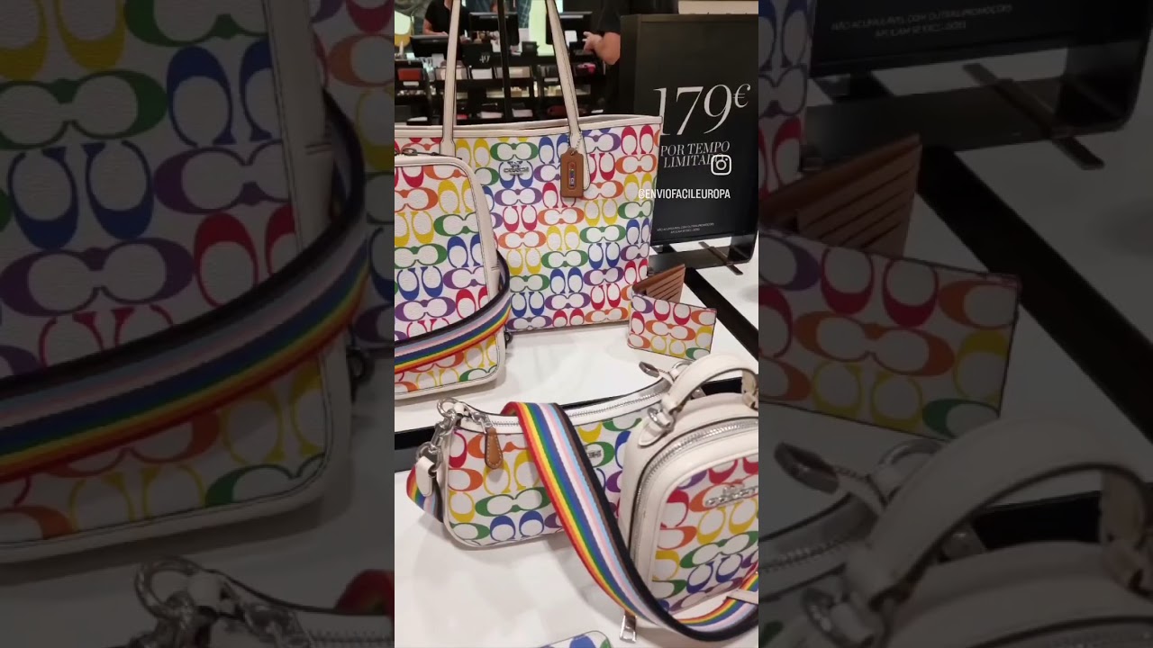 Valores de bolsa Coach em Portugal no outlet #shorts #importados