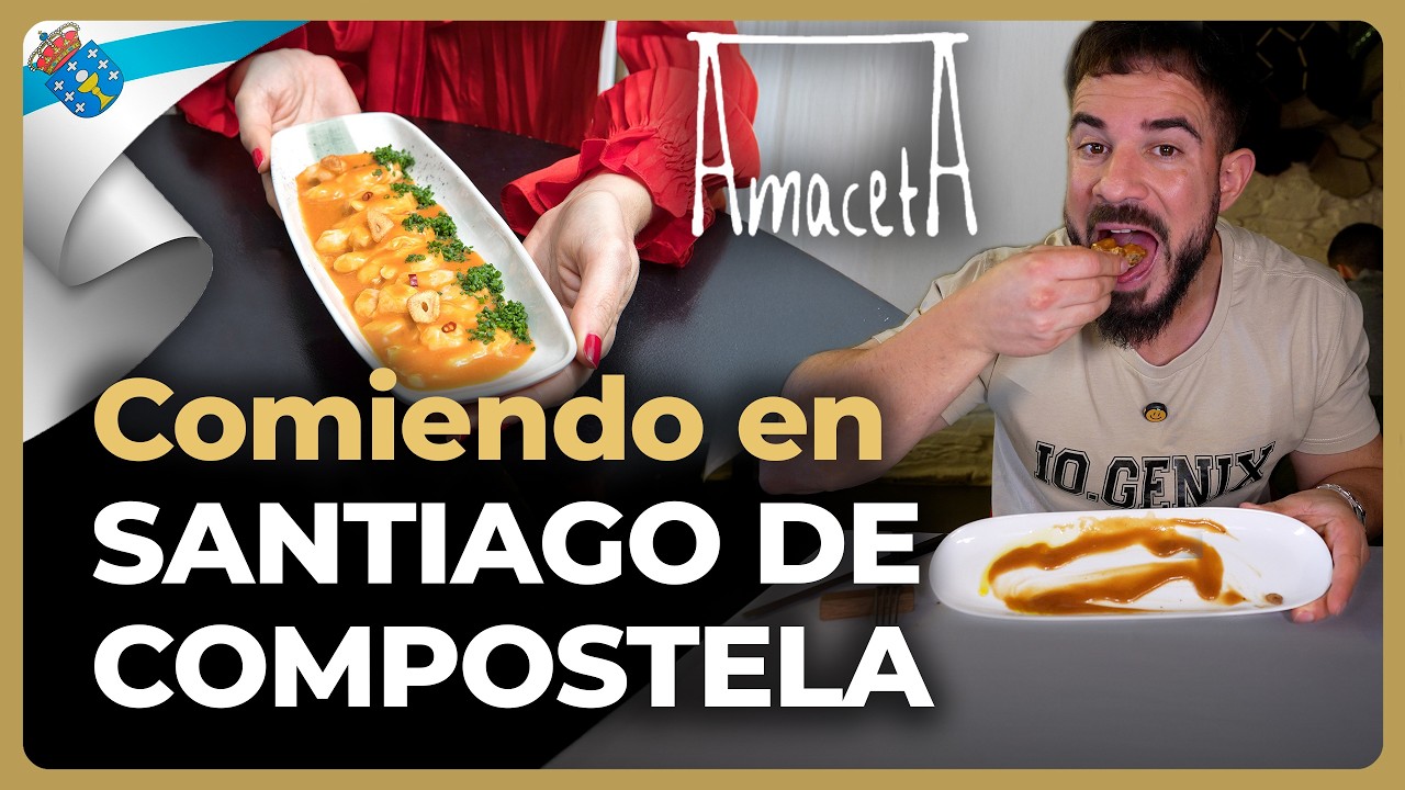Probando RESTAURANTE MUY RECOMENDADO en SANTIAGO de COMPOSTELA.. Vale la pena? 