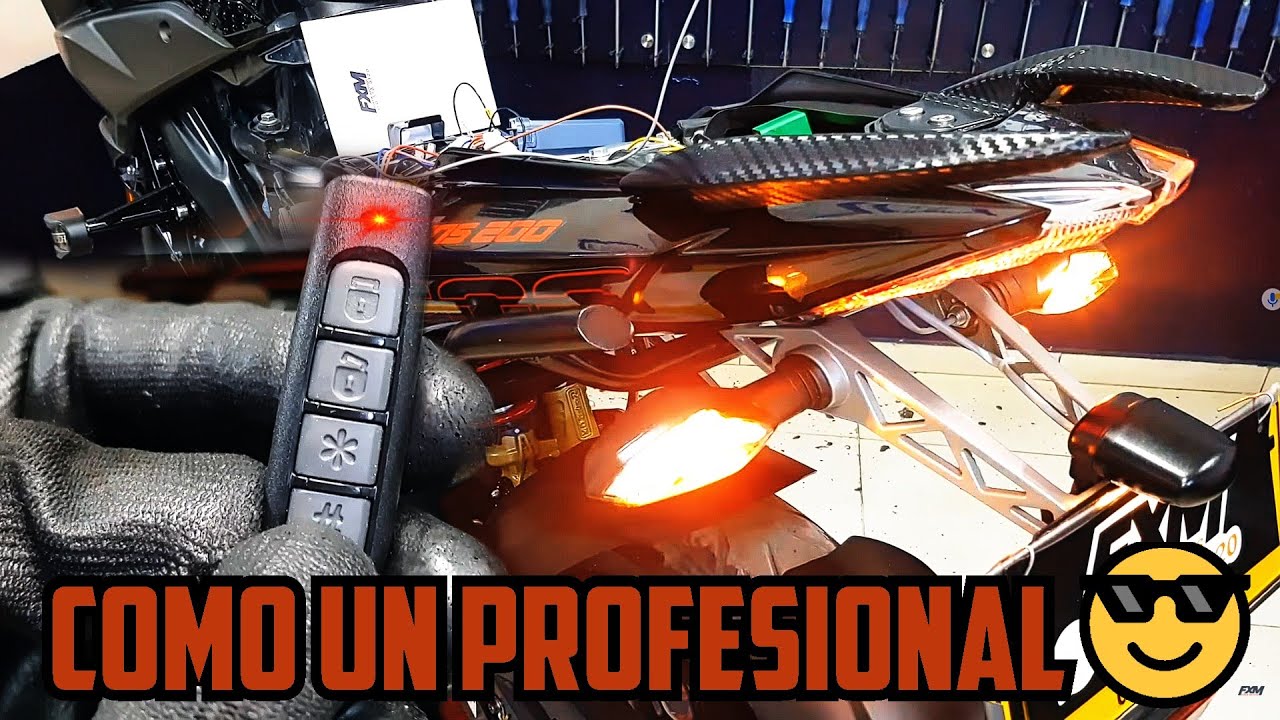 😎Instalación de Alarma⚡Pulsar 200 FI🤩Motos Inyección Electrónica🦾