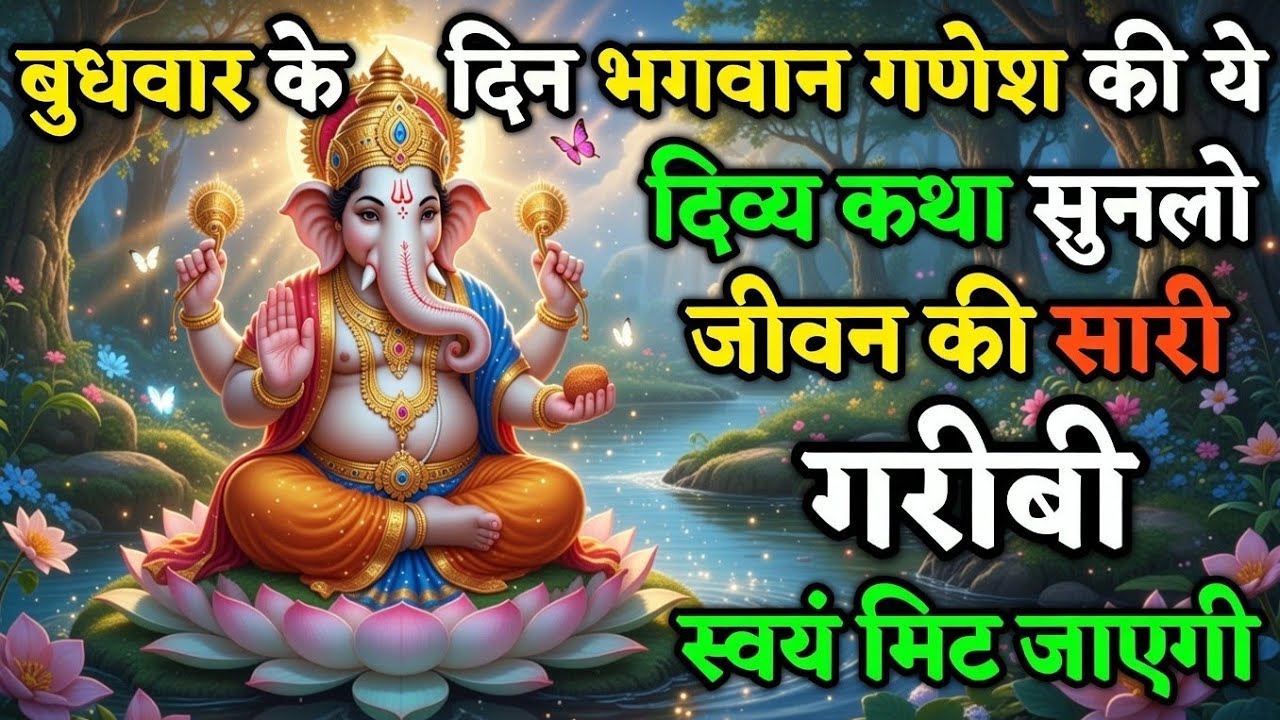 बुधवार को गणेश जी की कथा | सुनते ही दूर होती हैं बाधाएँ और मिलती है सफलता | Ganesh Ji Budhwar Katha