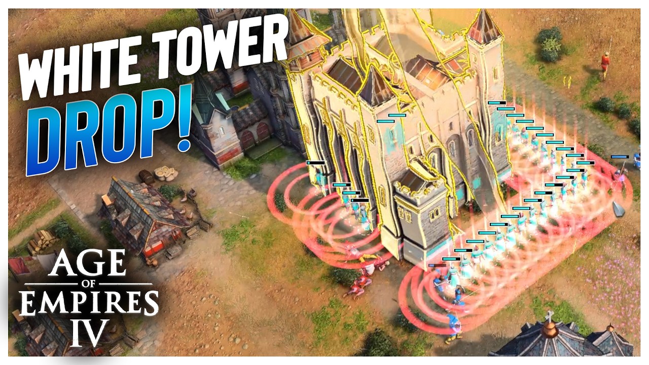 He wasn't nice to me so I White Tower Dropped him! AoE4