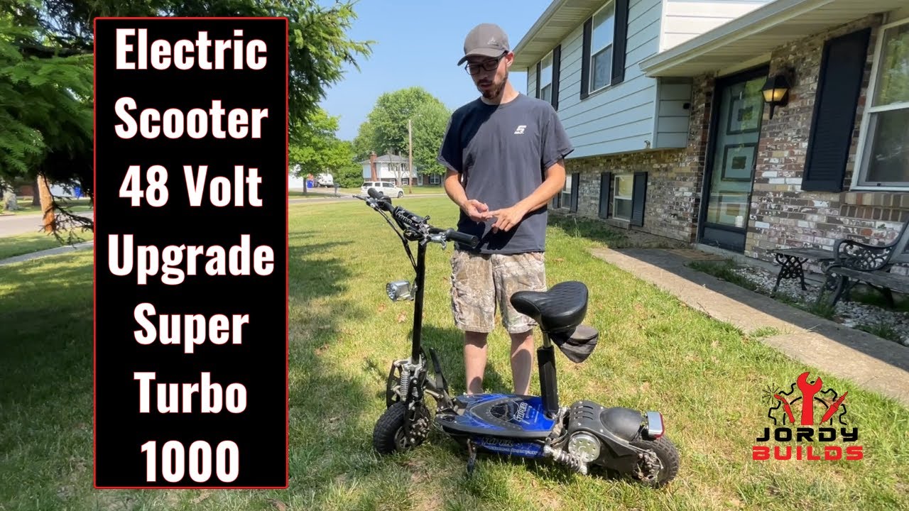 Electric scooter 48 Volt upgrade - Super Turbo 1000 Elite