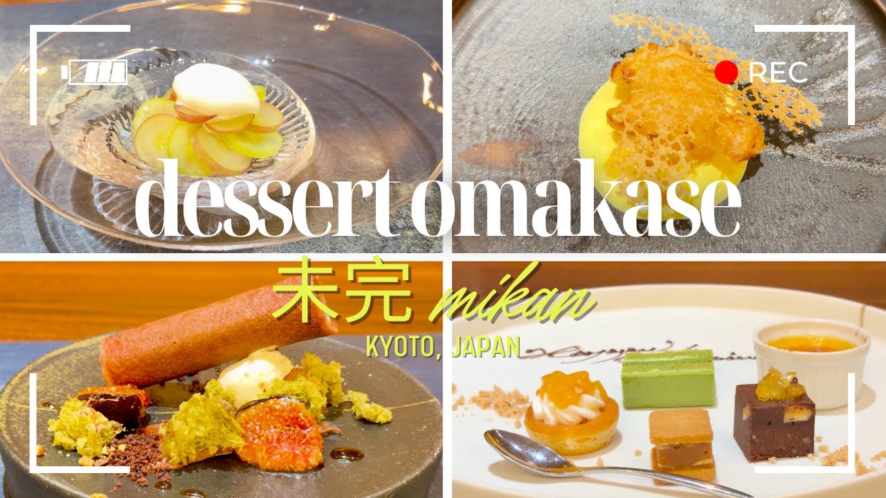 Unique 6-Course Dessert Omakase in Kyoto, Japan | MIKAN - Japanese Sweets