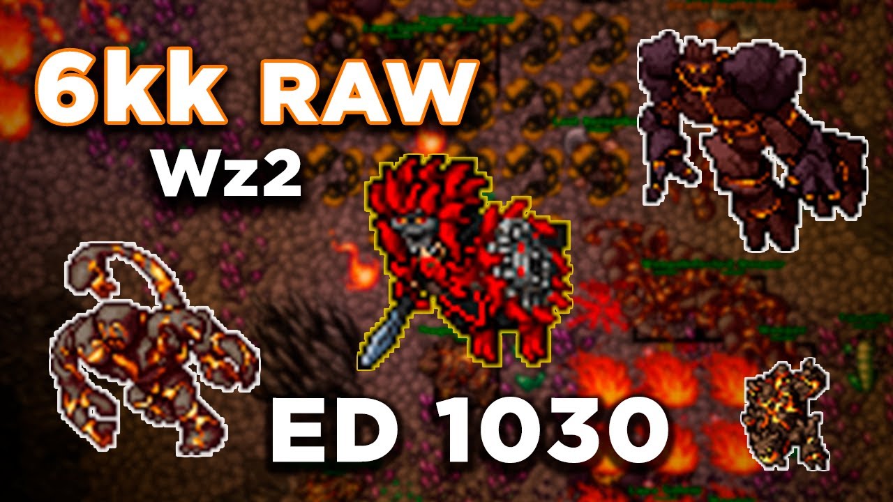 ED 1000 - 6 RAW 1KK Profit - WarZone 2 - Tibia