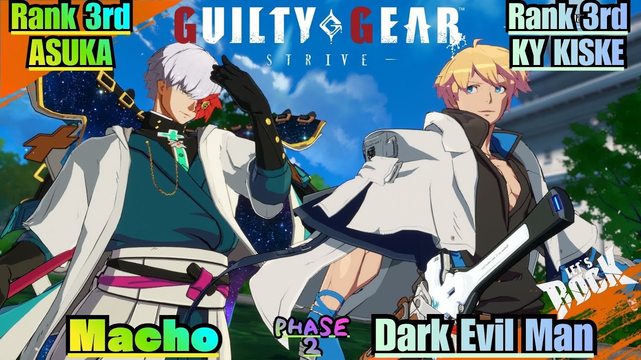 GGST➤Rank 3rd ASUKA / 飛鳥 [ Macho ] vs Rank 3rd KY / カイ [ Dark Evil Man ] Gear Strive