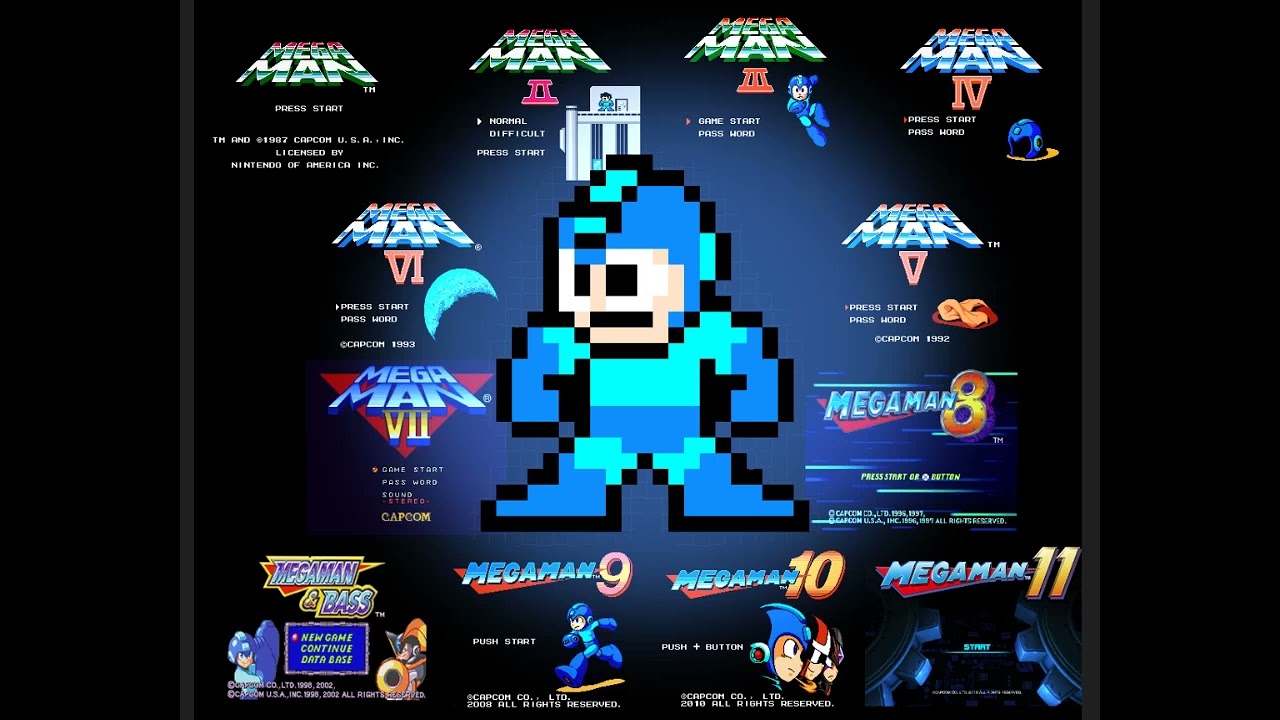 Mega Man 1-11 (8bit Remix Medley)